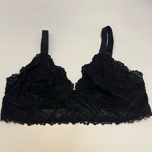 Free People Black Lace Bralette